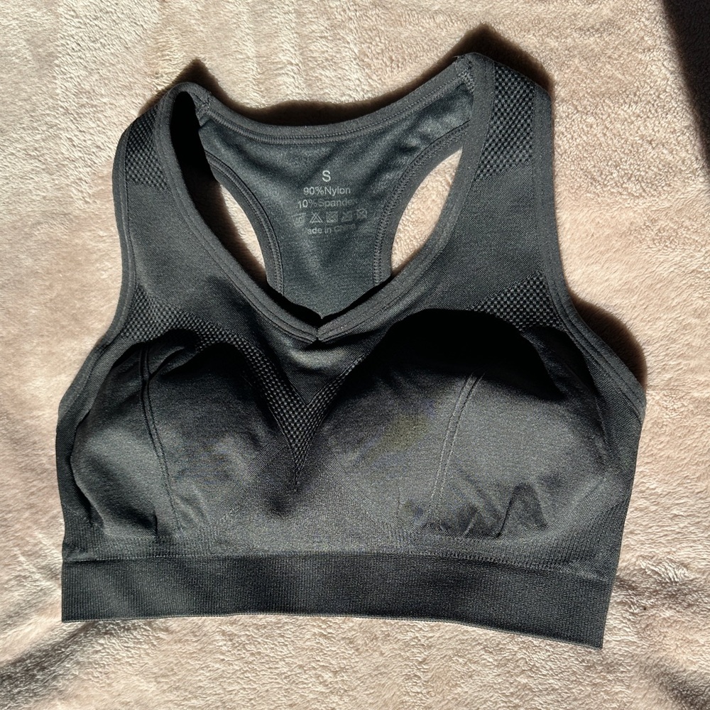 Amazon Dark Gray Sports Bra for Women